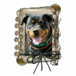 Happy Birthday - Stone Paws -Rottweiler SambaParTi photo sculptures