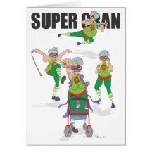 Happy Birthday Super Gran Cards