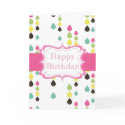 Happy Birthday (tear drops) cards