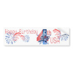 HAPPY BIRTHDAY USA by SHARON SHARPE bumper stickers