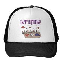 Happy Birthday USA Trucker Hat