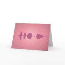 Happy Birthday Waveform Folding Card 2