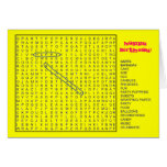 HAPPY BIRTHDAY Word Search Greeting Cards