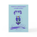 Happy Birthday Yoga Girl! cards