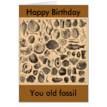 Happy birthday, you old fossil card