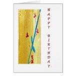 Happy Birthday Zen Flowers Cards