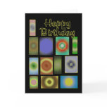 Happy Birthdsy Patchwork Circles cards