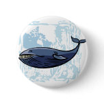 Happy Blue Whale buttons
