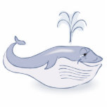 happy blue whale photo sculptures