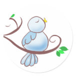 Happy Bluebird stickers
