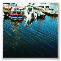 Happy Boats Art Photo