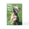 Happy Boss's Day yorkshire terrier greeting card