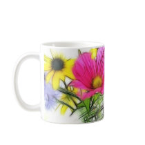 Happy Bouquet of Flowers Mug