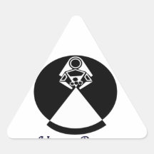 Happy Bride Triangle Stickers
