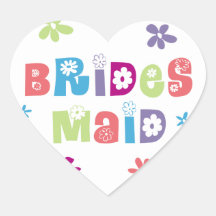 Happy Bridesmaid Stickers