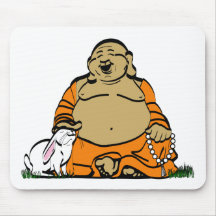 HAPPY BUDDHA MOUSEPAD