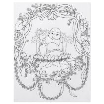 Happy Buddha with Lotus Full Color Flyer