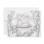 Happy Buddha with Lotus invitations