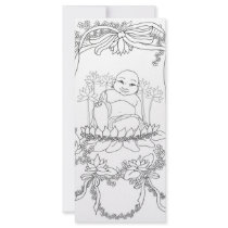 Happy Buddha with Lotus Custom Rack Cards