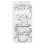 Happy Buddha with Lotus rack cards