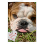 happy bulldog mother's day card
