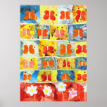 Happy Butterflies Dancing posters