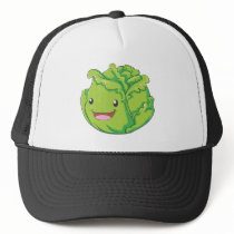 Happy Cabbage Vegetable Smiling