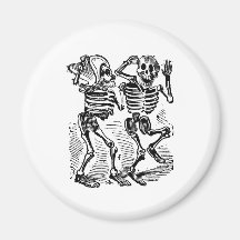 "Happy Calaveras" Mexico's Day of the Dead Magnets