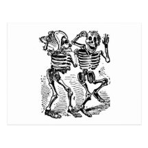 "Happy Calaveras" Mexico's Day of the Dead Postcards