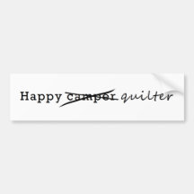 Happy Camper Bumper Sticker