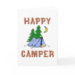 HAPPY CAMPER GREETING CARD
