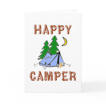 HAPPY CAMPER GREETING CARD