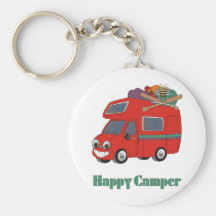 Happy Camper Key Chains