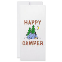 HAPPY CAMPER CUSTOMIZED RACK CARD