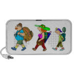 Happy Campers Family of Hikers Doodle
