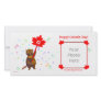 Happy Canada Day Beaver Personalized Photo Card