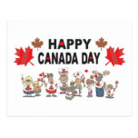 Happy Canada Day Post Card