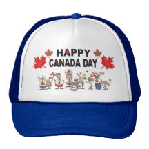 Happy Canada Day Trucker Hat