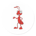 Happy Cartoon Ant stickers