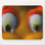 Happy Cartoon Eyes, Yellow, playground starfish Mousepad