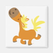 Happy Cartoon Pony magnet