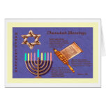 Happy Chanukah - Chanukah Blessings Card