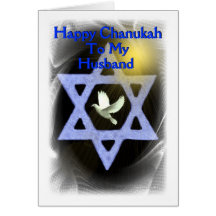 Happy Chanukah - To my  husband Card