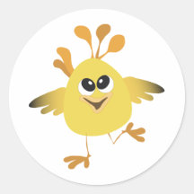 Happy Chick Stickers