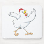 Happy Chicken Hen mousepads