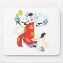 Happy Chinese Cow mousepads