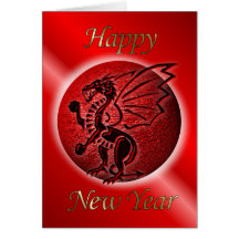 Happy Chinese New Year of the dragon Vietnam tet Card