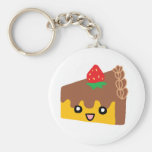 Happy Chocolate Cake Key Chain