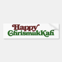 Happy Chrismukkah Bumper Stickers