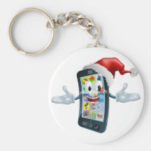 Happy Christmas cell phone Key Chains